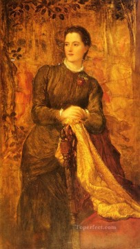  symbolist Oil Painting - The Honourable Mary Baring symbolist George Frederic Watts